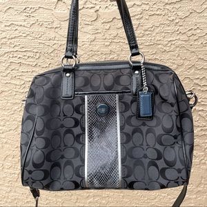Black coach purse